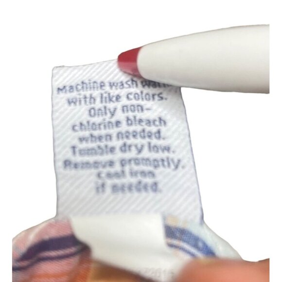 Croft & Barrow 2xL Plaid Button-Down Short Sleeves Shirt Red Blue Western‎ Wear - Picture 12 of 13